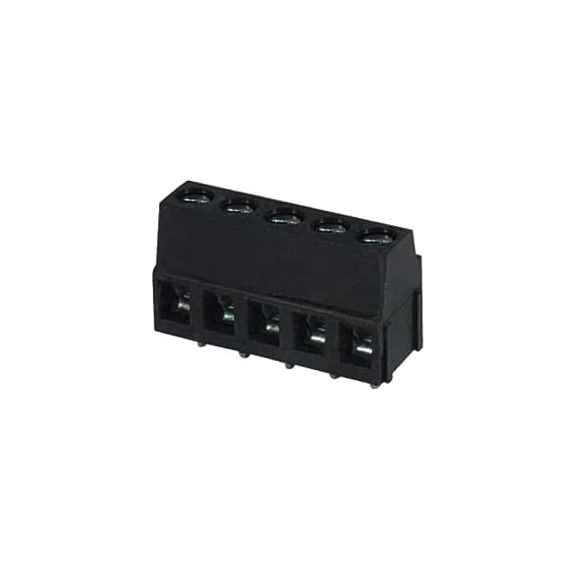 EK508V-05P-BK TERM BLK 5POS 5.00MM SCRW PLG