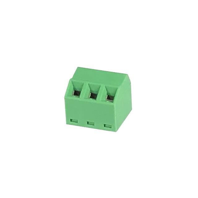 EK381A-03P TERM BLK 3POS 3.81MM SCRW PLG