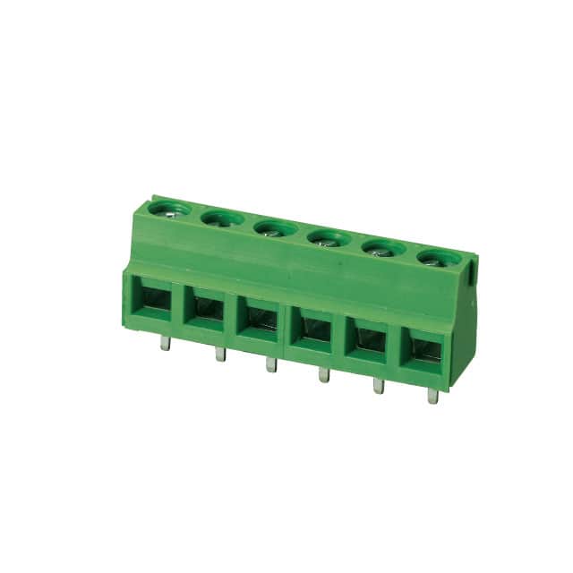 ELK508V-06P TERM BLK 6POS 5.08MM SCRW PLG