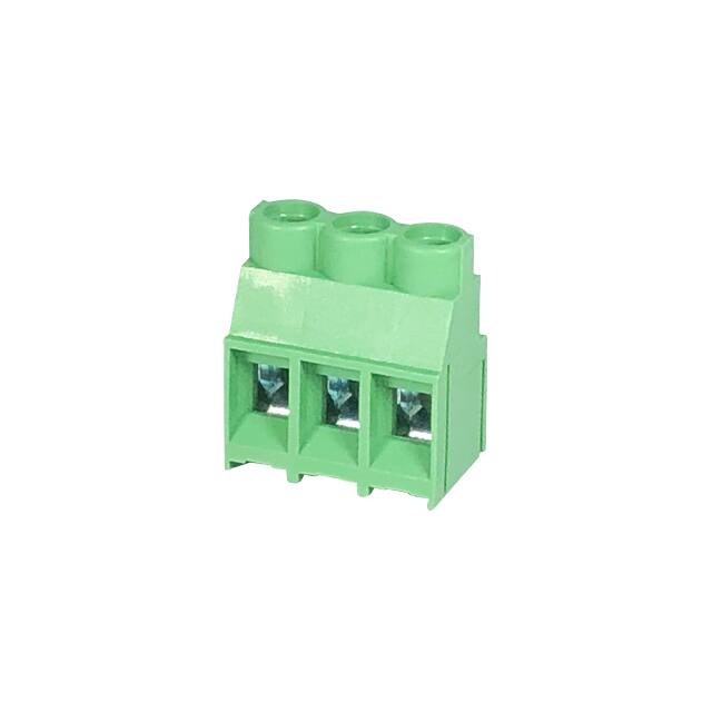 ESK635V-03P TERM BLK 3POS 6.35MM SCRW PLG