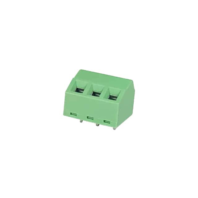 ELK500A-03P TERM BLK 3POS 5.00MM SCRW PLG