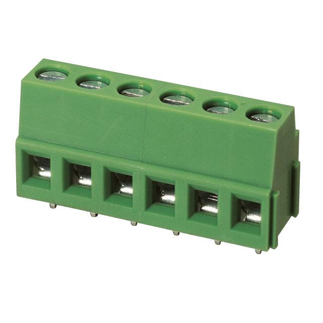 EK500V-06P TERM BLK 6POS 5.00MM SCRW PLG