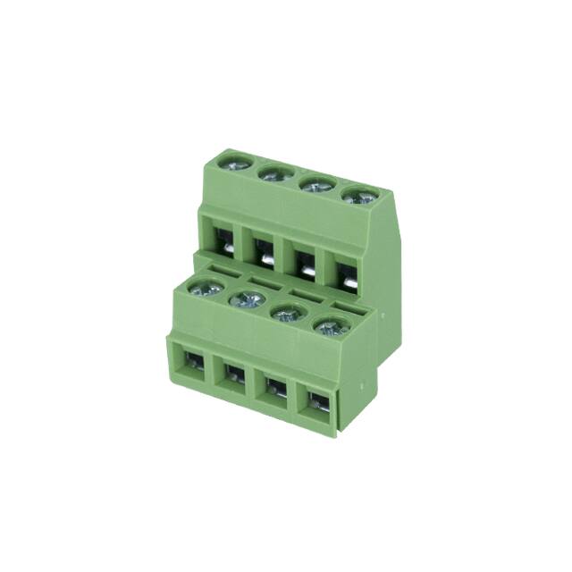 EELK508V-08P TERM BLK 8POS 5.08MM SCRW PLG