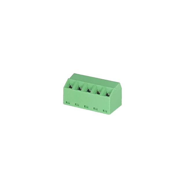 EK381A-05P TERM BLK 5POS 3.81MM SCRW PLG