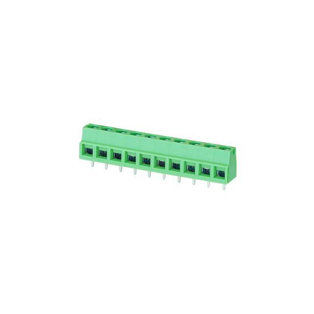 ELK508V-10P TERM BLK 10POS 180DEG 5.08MM PCB