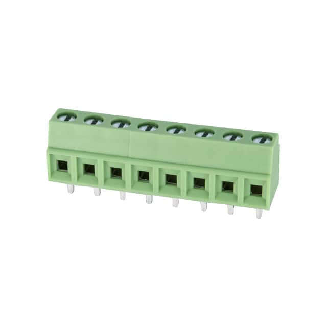 EK381V-08P TERM BLK 8POS 3.81MM SCRW PLG