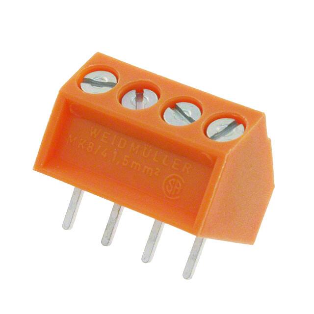0307760000 TERM BLOCK 4POS 45DEG 5.08MM PCB
