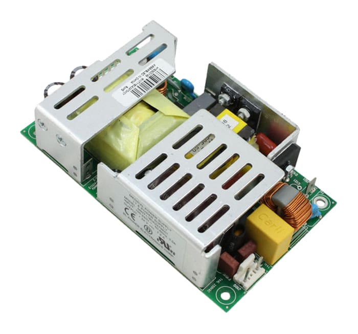 MINT1180A2475K01 The SL Power / Advanced Energy MINT1180A2475K01 is a 180W open-frame switching power supply with a 24V dc output and 7.5A current. It features universal input from 100-240V ac and chassis mounting.