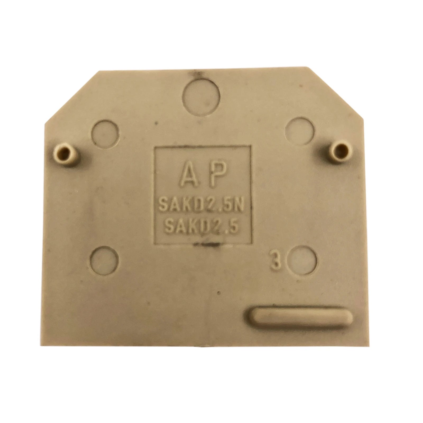 AP-SAKD2.5N The Weidmüller AP-SAKD2.5N is a terminal block adapter designed for reliable electrical connections. It features RoHS3 compliance and an MSL 1 rating.