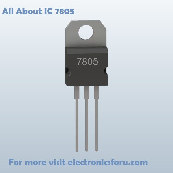 7805 The 7805 is a linear voltage regulator from JUXING Electronics. It offers RoHS3 compliance and an MSL of 1.