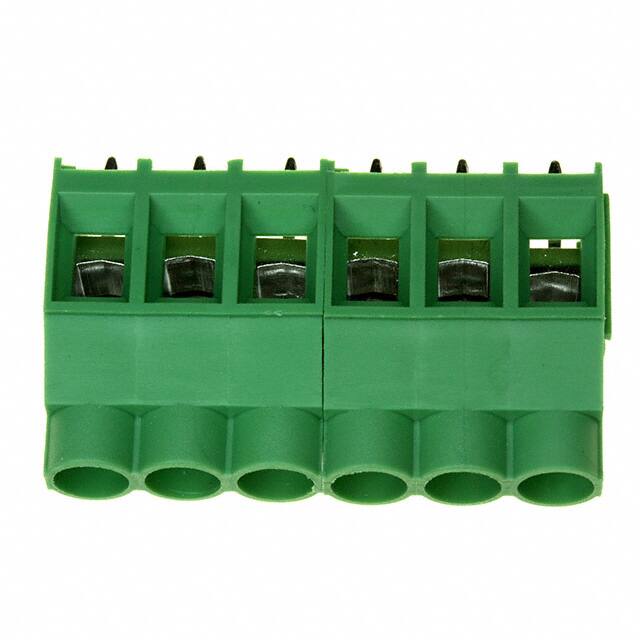 OSTT7060350 TERM BLK 6P SIDE ENT 6.35MM PCB