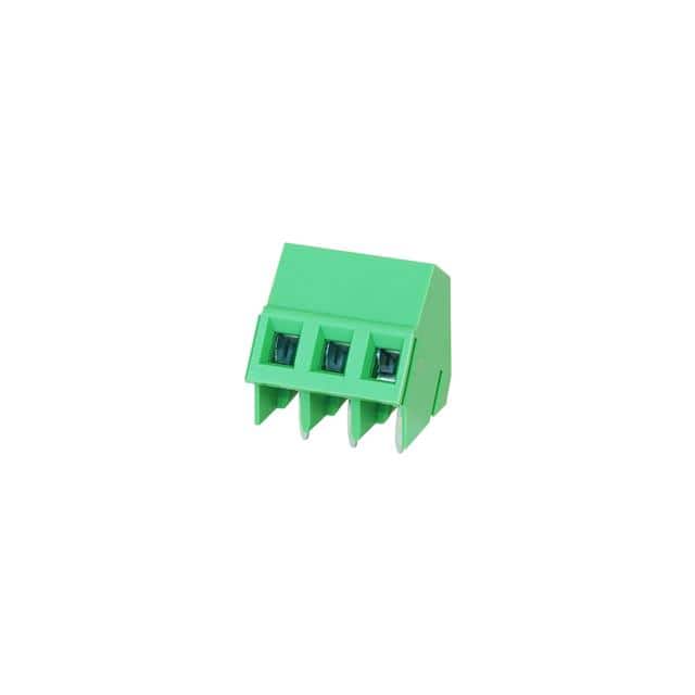 EK500A-03P-UT TERM BLK 3POS 35DEG 5.00MM PCB