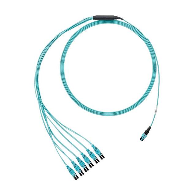 FXTRP8NQSONF004 OM3 12-FIBER ROUND HARNESS, PLEN