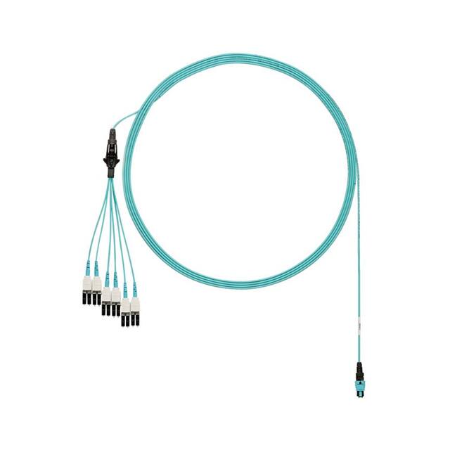 FZTRP8NUHSNF038 OM4 12-FIBER ROUND HARNESS CABLE