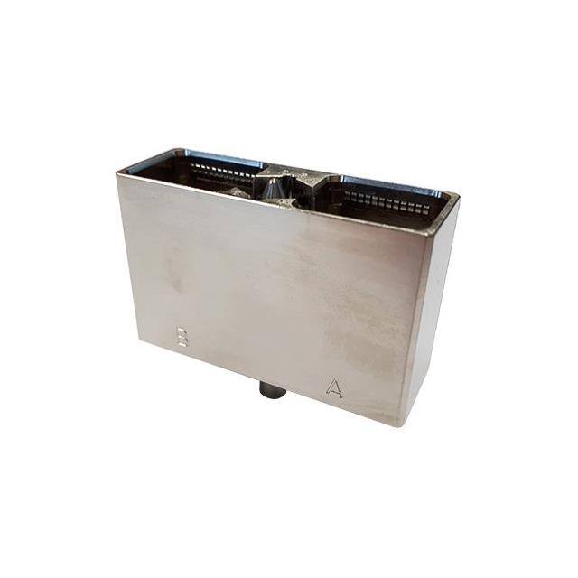 SIM2D40K PLUG CLICKER NUT 2 MODULES METAL