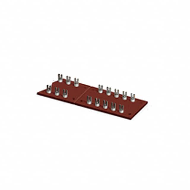 15273 TURRET BOARD 50POS 0.375" FORK