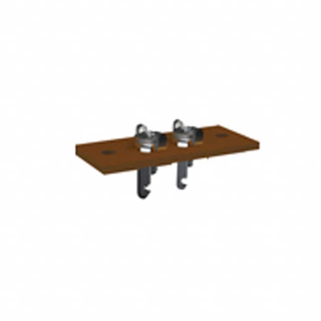 4158 BINDPOST STRIP 2POS 0.5" SCREW
