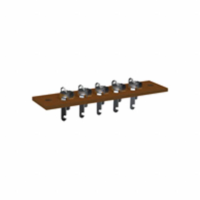 4161 BINDPOST STRIP 5POS 0.5" SCREW