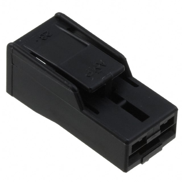 172320-2 CONN RCPT HSG 0.25 1POS BLACK