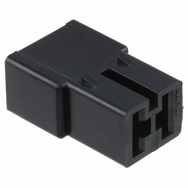 180923-5 CONN RCPT HSG 0.25 2POS BLACK