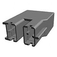 926521-2 CONN RCPT HSG 0.25 2POS BLACK