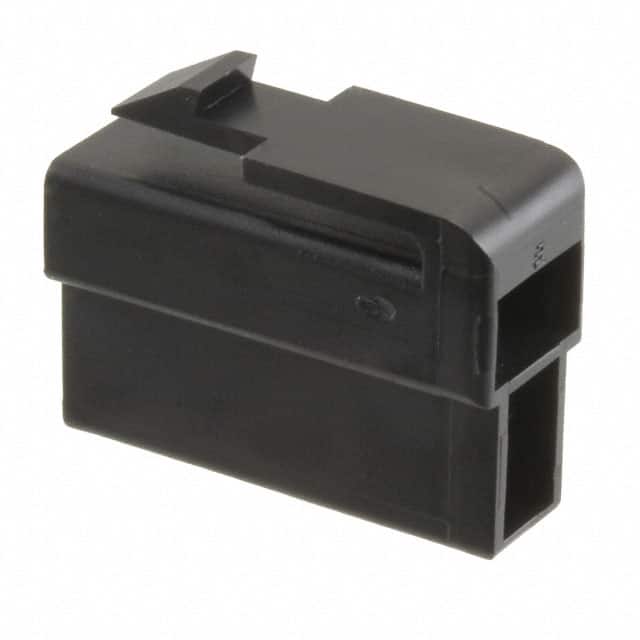 172130-2 CONN RCPT HSG 0.25 2POS BLACK