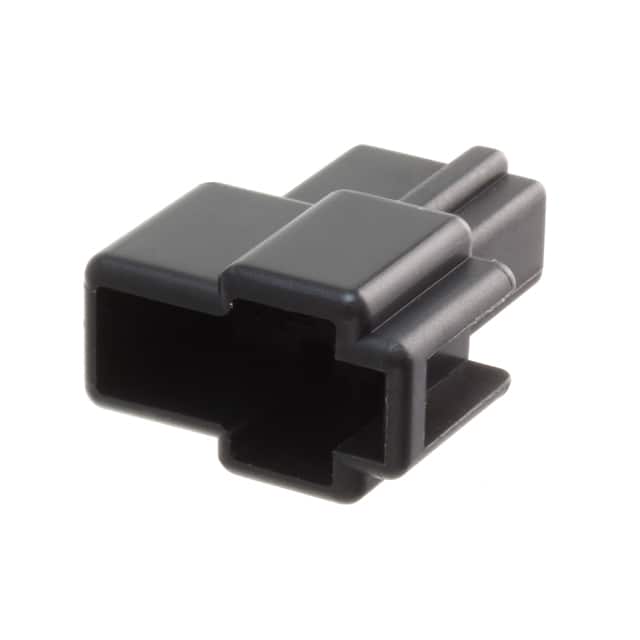 172129-2 CONN MALE TAB HSG 0.25 2POS BLK