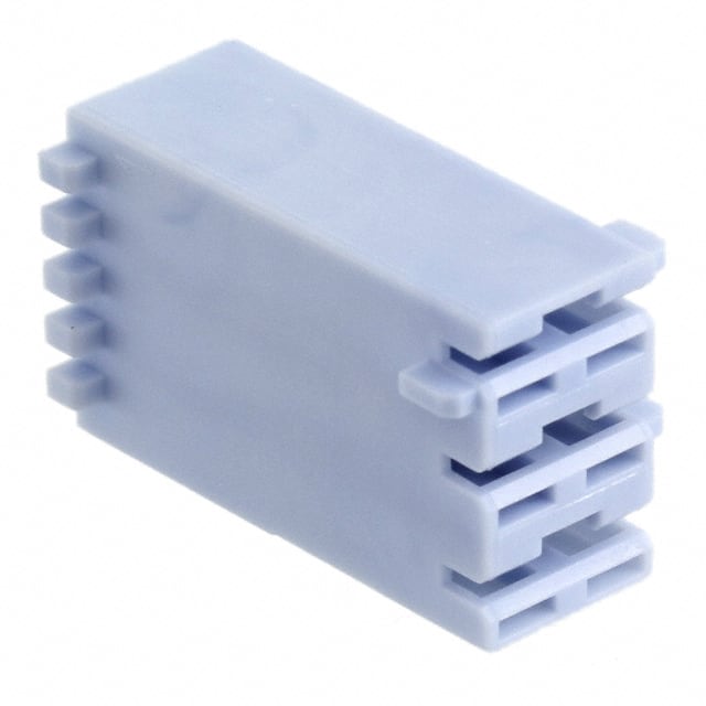 521205-1 CONN RCPT HOUSING 0.25 3POS BLUE