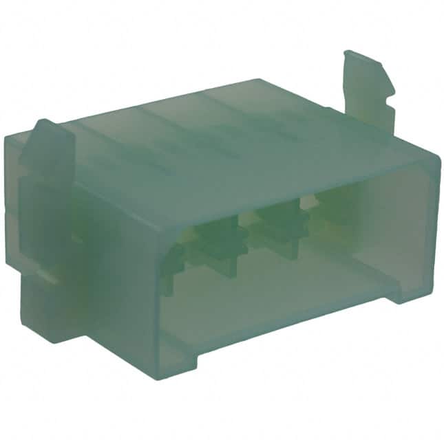 163008 CONN MALE TAB HSG 0.25 8POS CLR