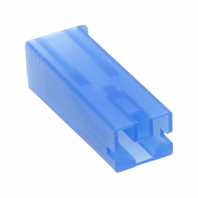 172076-6 CONN RCPT HOUSING 0.25 1POS BLUE