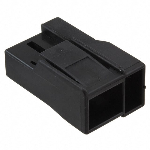 172434-2 CONN RCPT HSG 0.25 2POS BLACK