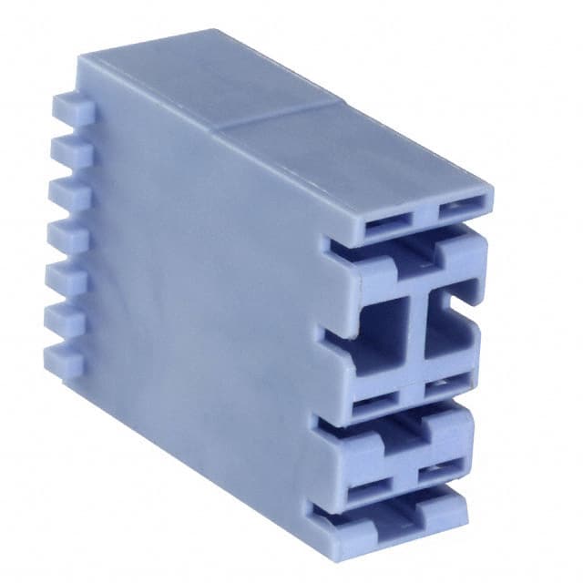 521295-1 CONN RCPT HOUSING 0.25 4POS BLUE