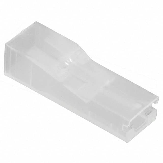 521187-1 CONN RCPT HSG 0.187 1POS NATURAL