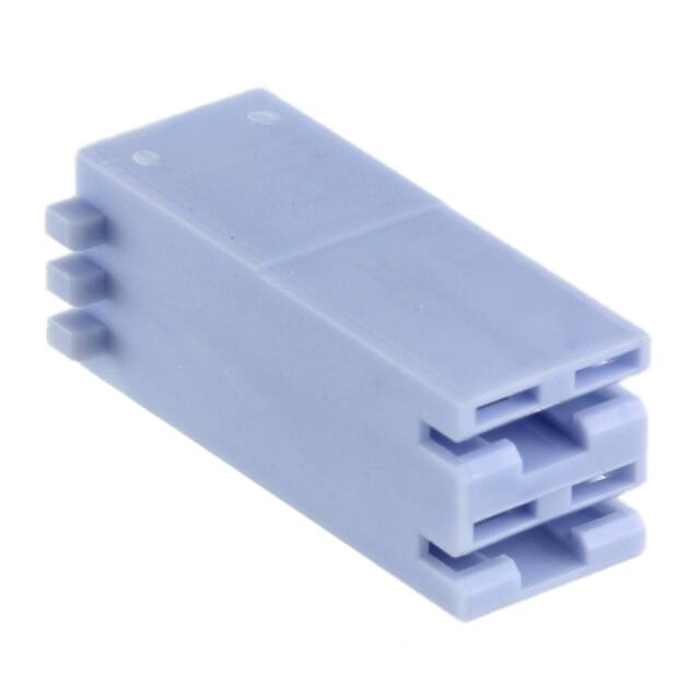 521204-5 CONN RCPT HOUSING 0.25 2POS BLUE