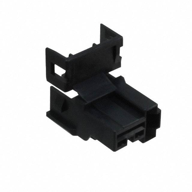172864-2 CONN RCPT HSG 0.25 2POS BLACK