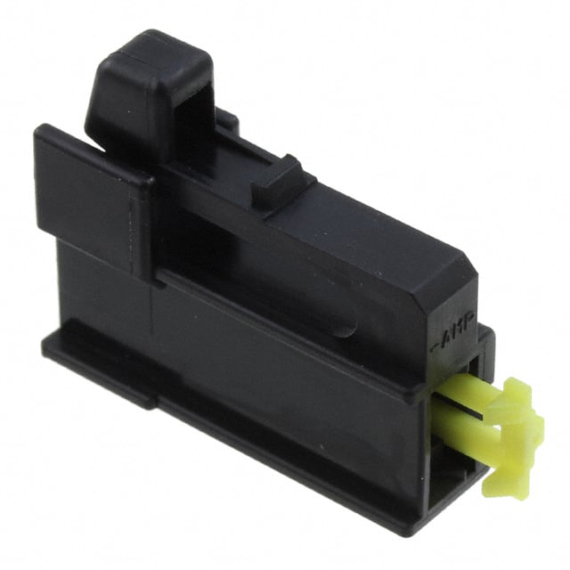 178471-2 CONN RCPT HSG 0.25 1POS BLACK
