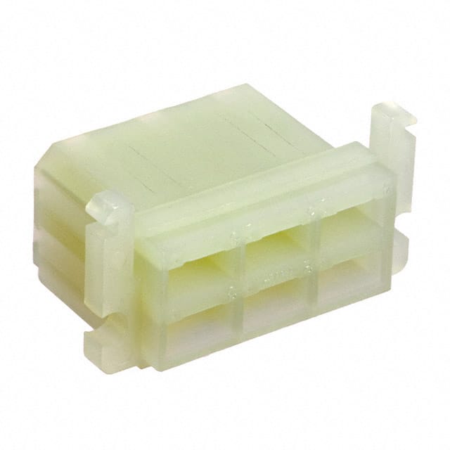 171432-1 CONN RCPT HSG 0.25 6POS NATURAL