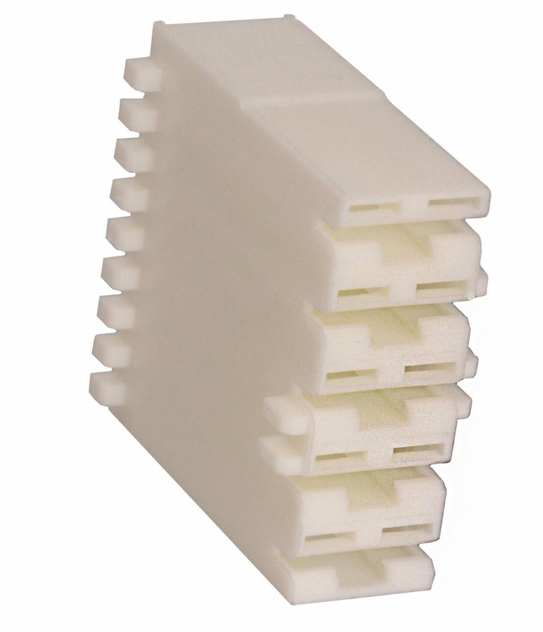 521207-4 CONN RCPT HSG 0.25 5POS NATURAL