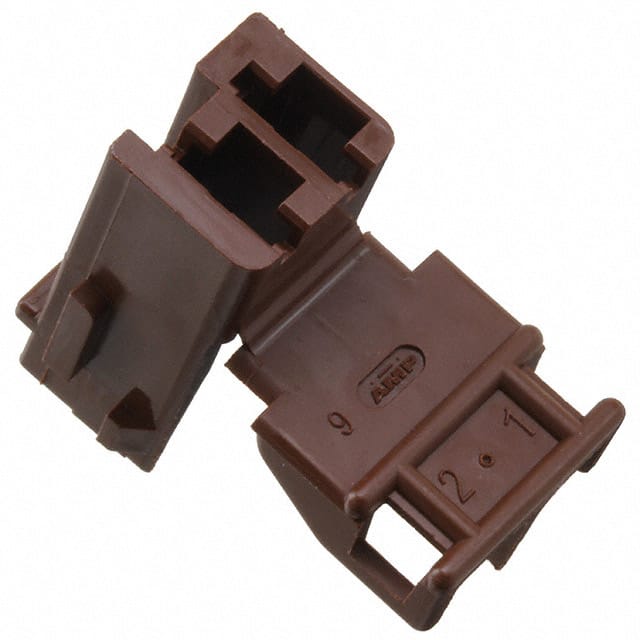 142680-1 CONN RCPT HSG 0.197 2POS BROWN