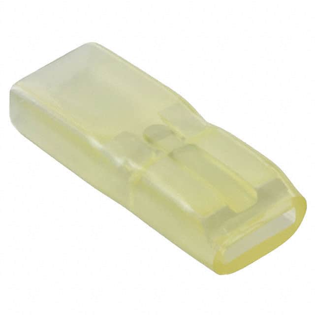 174817-2 CONN RCPT SLEEVE 0.25 1POS YLW