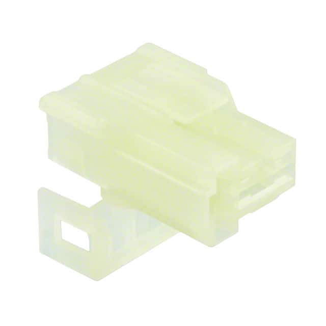 172864-1 CONN RCPT HSG 0.25 2POS WHITE
