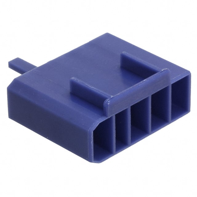 521498-1 CONN RCPT HOUSING 0.25 4POS BLUE