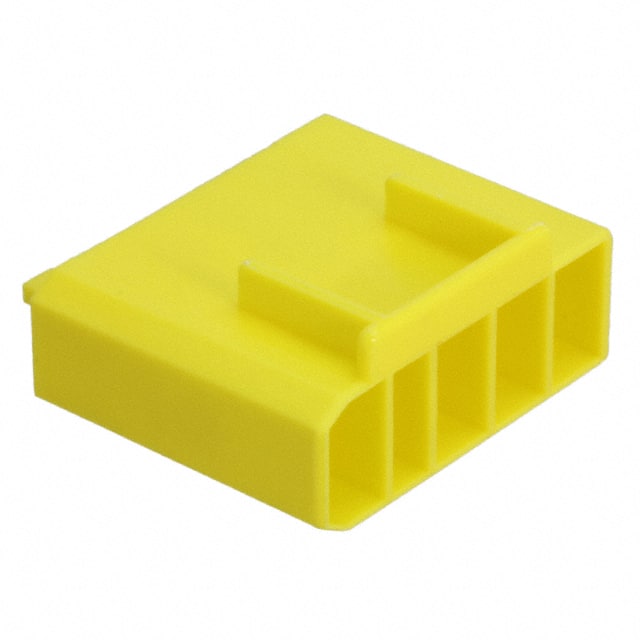 521498-3 CONN RCPT HSG 0.25 4POS YELLOW
