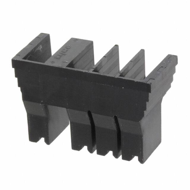 521661-1 CONN RCPT HSG 0.25 4POS BLACK