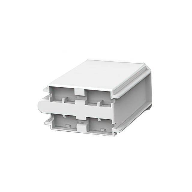 281889-1 CONN RCPT HSG 0.25 4POS CLEAR