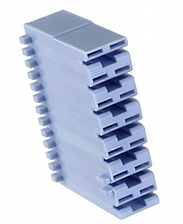 521209-2 CONN RCPT HOUSING 0.25 7POS BLUE