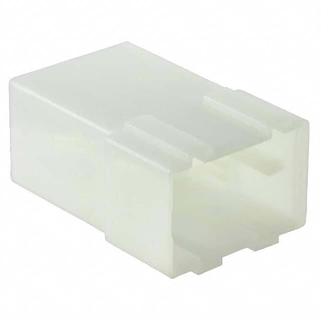 280072 CONN MALE TAB HSG 0.375 4POS CLR