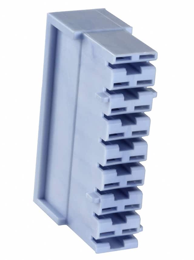 521210-3 CONN RCPT HOUSING 0.25 8POS BLUE