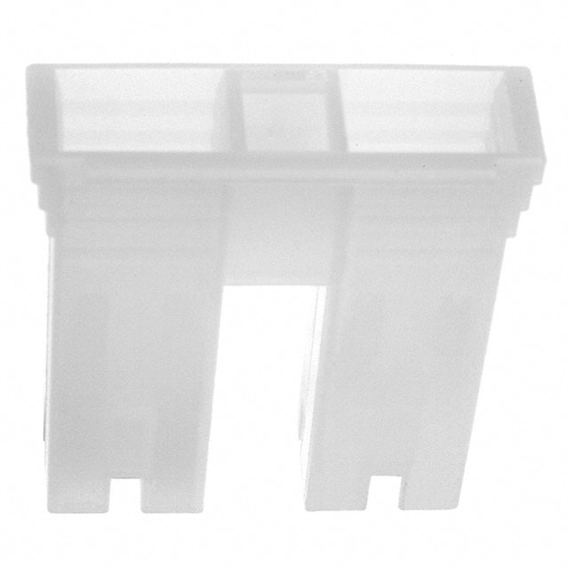 520935-1 CONN RCPT HSG 0.25 2POS NATURAL
