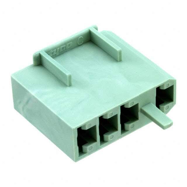 1-521498-0 CONN RCPT HSG 0.25 4POS GREEN